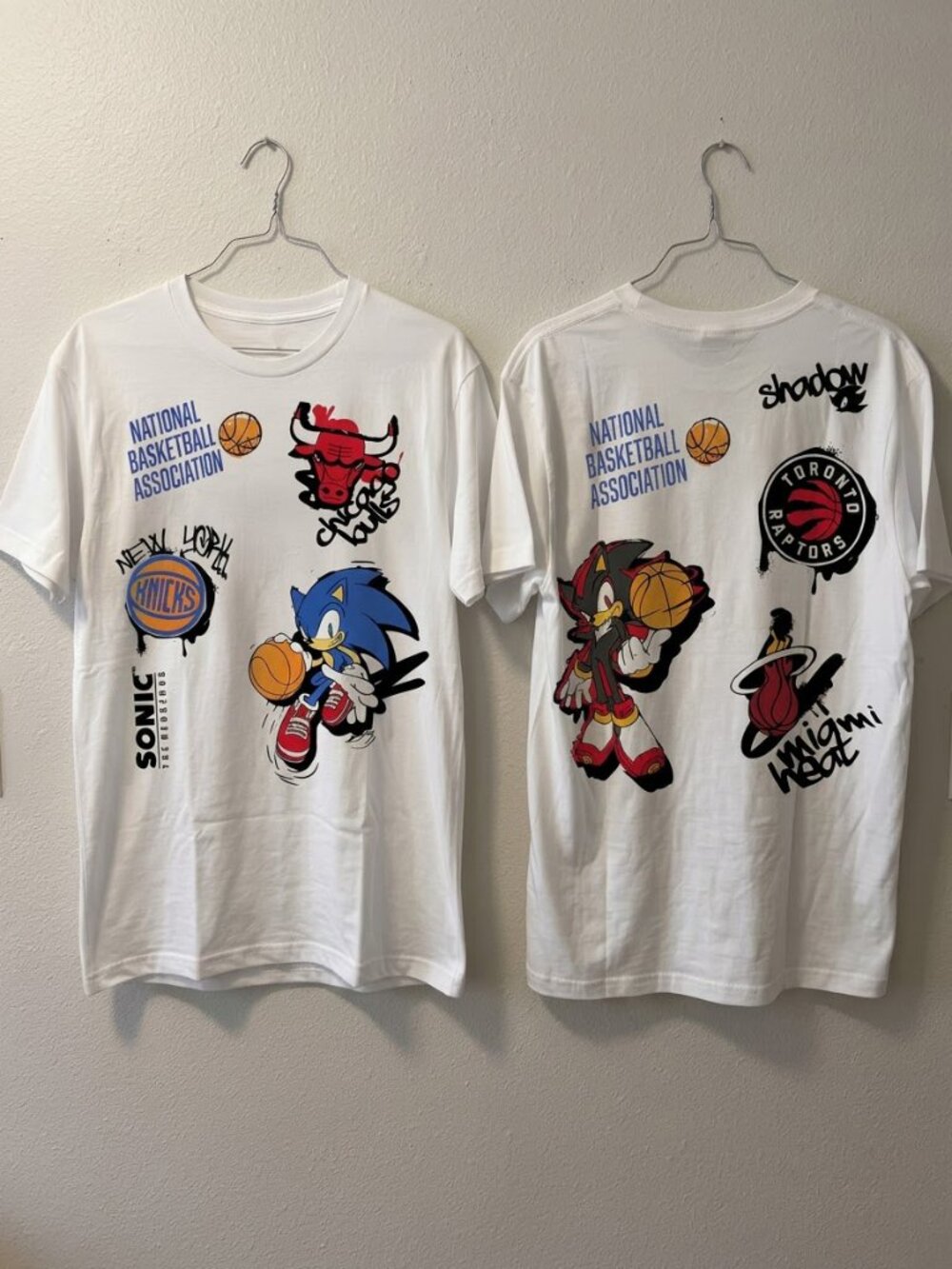 Sonic the Hedgehog x NBA T-shirt Reprint